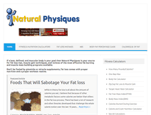 Tablet Screenshot of naturalphysiques.com